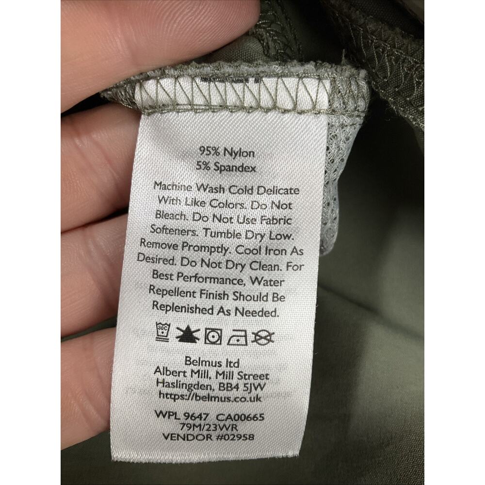 Eddie Bauer Guide Pro Pants Womens 12 Olive Green Hiking Stretch Cargo Excellent - Picture 14 of 14
